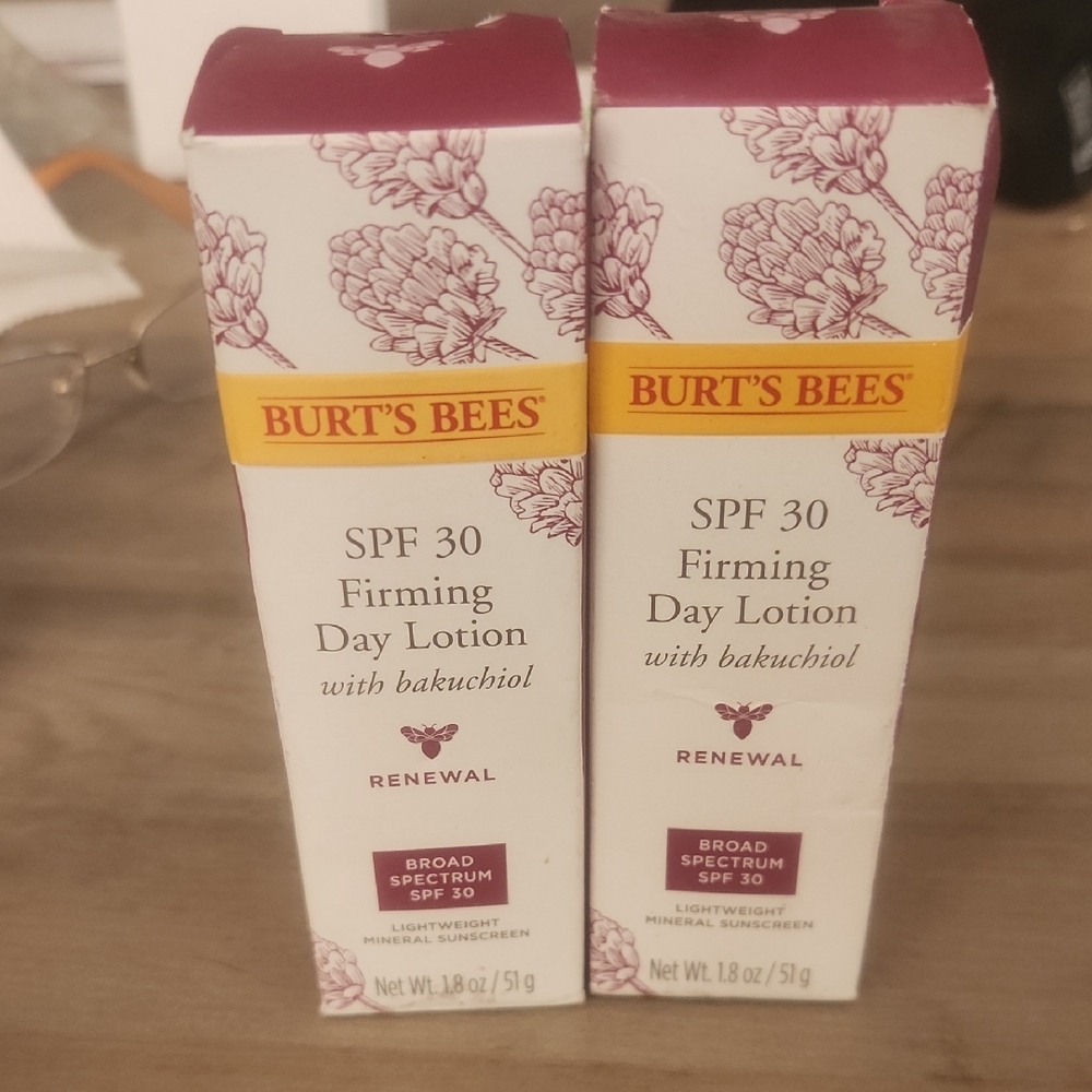Burt's Bees SPF 30 Firming Day Lotion with Bakuchiol - Set Of 2